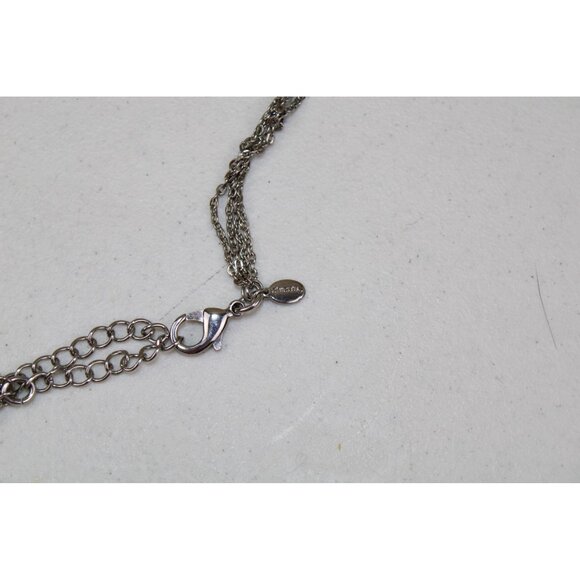 Chicos Blue Beaded Necklace Beads Charm 92003 - Picture 4 of 4